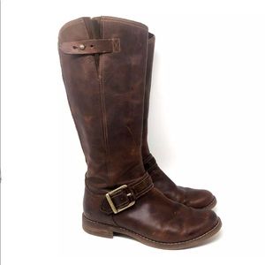 Timberland Savin Hill Brown Tall motorcycle boots